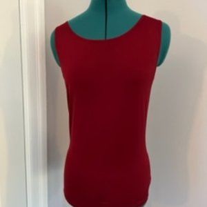 Deep Red Shell/Camisole - Sz M